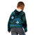 FSM Yap State Kid Hoodie Tribal Pattern Ocean Version LT01 - Polynesian Pride