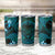 FSM Yap State Tumbler Cup Tribal Pattern Ocean Version