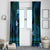 FSM Yap State Window Curtain Tribal Pattern Ocean Version