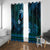 FSM Yap State Window Curtain Tribal Pattern Ocean Version