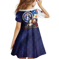 Personalized Northern Mariana Islands 4th of July Family Matching Tank Maxi Dress and Hawaiian Shirt Plumeria USA Eagle