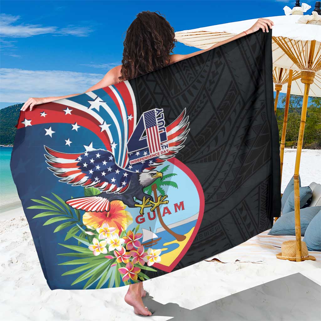 Guam Fourth of July Sarong Tropical Flowers