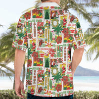 Hawaiian Santa Christmas Pattern Hawaiian Shirt White Version - Polynesian Pride