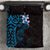 New Zealand Tuatara Plumeria Bedding Set Maori Blue Koru Tribal Tattoo