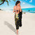 New Zealand Tuatara Plumeria Sarong Maori Gold Koru Tribal Tattoo