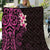 New Zealand Tuatara Plumeria Quilt Maori Pink Koru Tribal Tattoo