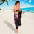 New Zealand Tuatara Plumeria Sarong Maori Pink Koru Tribal Tattoo