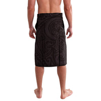 New Zealand Tuatara Plumeria Lavalava Maori Purple Koru Tribal Tattoo