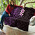 New Zealand Tuatara Plumeria Quilt Maori Purple Koru Tribal Tattoo