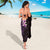 New Zealand Tuatara Plumeria Sarong Maori Purple Koru Tribal Tattoo