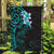 New Zealand Tuatara Plumeria Garden Flag Maori Teal Koru Tribal Tattoo