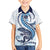 Blue Maori Tuatara Family Matching Short Sleeve Bodycon Dress and Hawaiian Shirt Luxury Pastel Pattern