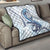 Blue Maori Tuatara Quilt Luxury Pastel Pattern