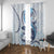 Blue Maori Tuatara Window Curtain Luxury Pastel Pattern