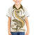 Gold Maori Tuatara Family Matching Tank Maxi Dress and Hawaiian Shirt Luxury Pastel Pattern