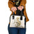 Gold Maori Tuatara Shoulder Handbag Luxury Pastel Pattern