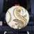 Gold Maori Tuatara Spare Tire Cover Luxury Pastel Pattern