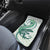 Green Maori Tuatara Car Mats Luxury Pastel Pattern