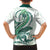 Green Maori Tuatara Family Matching Tank Maxi Dress and Hawaiian Shirt Luxury Pastel Pattern