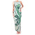 Green Maori Tuatara Family Matching Tank Maxi Dress and Hawaiian Shirt Luxury Pastel Pattern