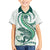 Green Maori Tuatara Family Matching Tank Maxi Dress and Hawaiian Shirt Luxury Pastel Pattern