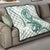 Green Maori Tuatara Quilt Luxury Pastel Pattern