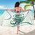 Green Maori Tuatara Sarong Luxury Pastel Pattern