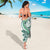 Green Maori Tuatara Sarong Luxury Pastel Pattern