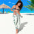 Green Maori Tuatara Sarong Luxury Pastel Pattern