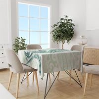 Green Maori Tuatara Tablecloth Luxury Pastel Pattern LT01 - Polynesian Pride