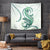 Green Maori Tuatara Tapestry Luxury Pastel Pattern