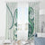 Green Maori Tuatara Window Curtain Luxury Pastel Pattern