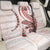 Red Maori Tuatara Back Car Seat Cover Luxury Pastel Pattern