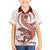 Red Maori Tuatara Family Matching Off Shoulder Maxi Dress and Hawaiian Shirt Luxury Pastel Pattern