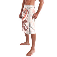 Red Maori Tuatara Lavalava Luxury Pastel Pattern LT01 - Polynesian Pride