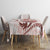 Red Maori Tuatara Tablecloth Luxury Pastel Pattern