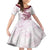 Pink Maori Tuatara Family Matching Short Sleeve Bodycon Dress and Hawaiian Shirt Luxury Pastel Pattern