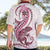 Pink Maori Tuatara Hawaiian Shirt Luxury Pastel Pattern