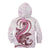 Pink Maori Tuatara Kid Hoodie Luxury Pastel Pattern