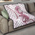 Pink Maori Tuatara Quilt Luxury Pastel Pattern