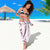 Pink Maori Tuatara Sarong Luxury Pastel Pattern