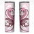 Pink Maori Tuatara Skinny Tumbler Luxury Pastel Pattern