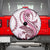 Pink Maori Tuatara Spare Tire Cover Luxury Pastel Pattern