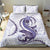 Purple Maori Tuatara Bedding Set Luxury Pastel Pattern