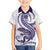 Purple Maori Tuatara Family Matching Short Sleeve Bodycon Dress and Hawaiian Shirt Luxury Pastel Pattern