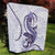 Purple Maori Tuatara Quilt Luxury Pastel Pattern