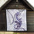 Purple Maori Tuatara Quilt Luxury Pastel Pattern