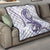 Purple Maori Tuatara Quilt Luxury Pastel Pattern