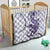 Purple Maori Tuatara Quilt Luxury Pastel Pattern