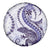 Purple Maori Tuatara Spare Tire Cover Luxury Pastel Pattern